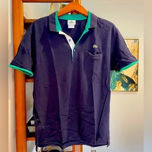 LACOSTE - Mens Polo - Size 5 - NAVY